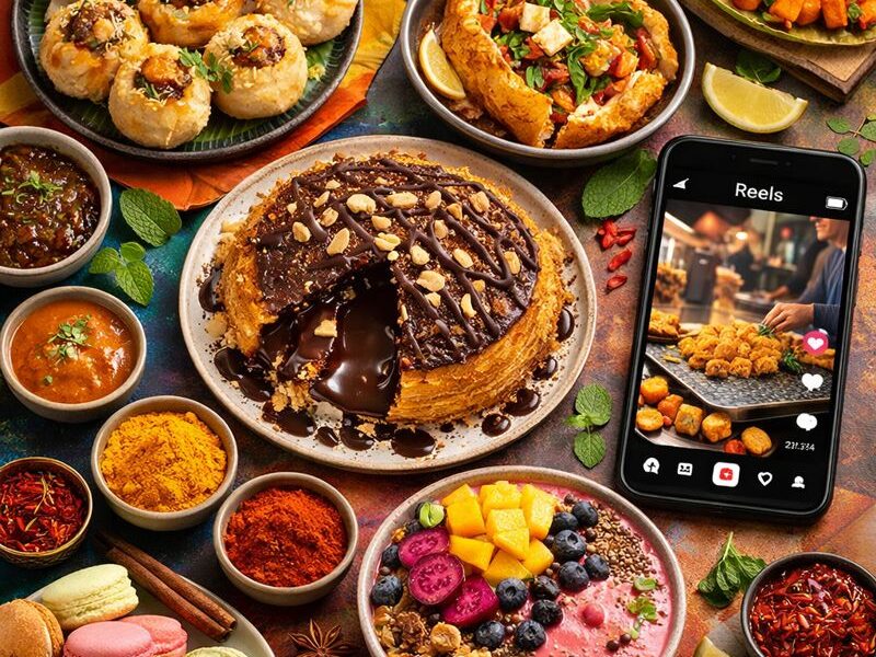 भारत में खानपान और सोशल मीडिया ट्रेंड्स